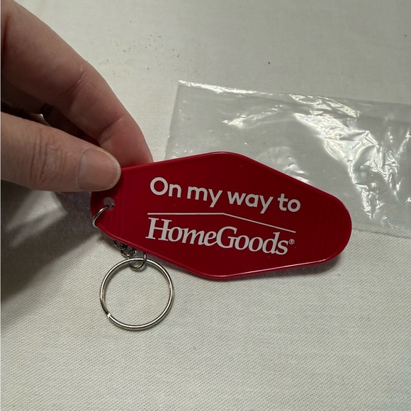 Red HomeGoods Keychain - Picture 1 of 5